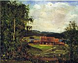 Edvard Munch Famous Paintings - Landscape_ Maridalen by Oslo